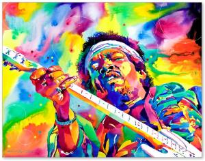 Thank you to an Art Collector in Fort Lauderdale FL for buying Jimi Hendrix Electric